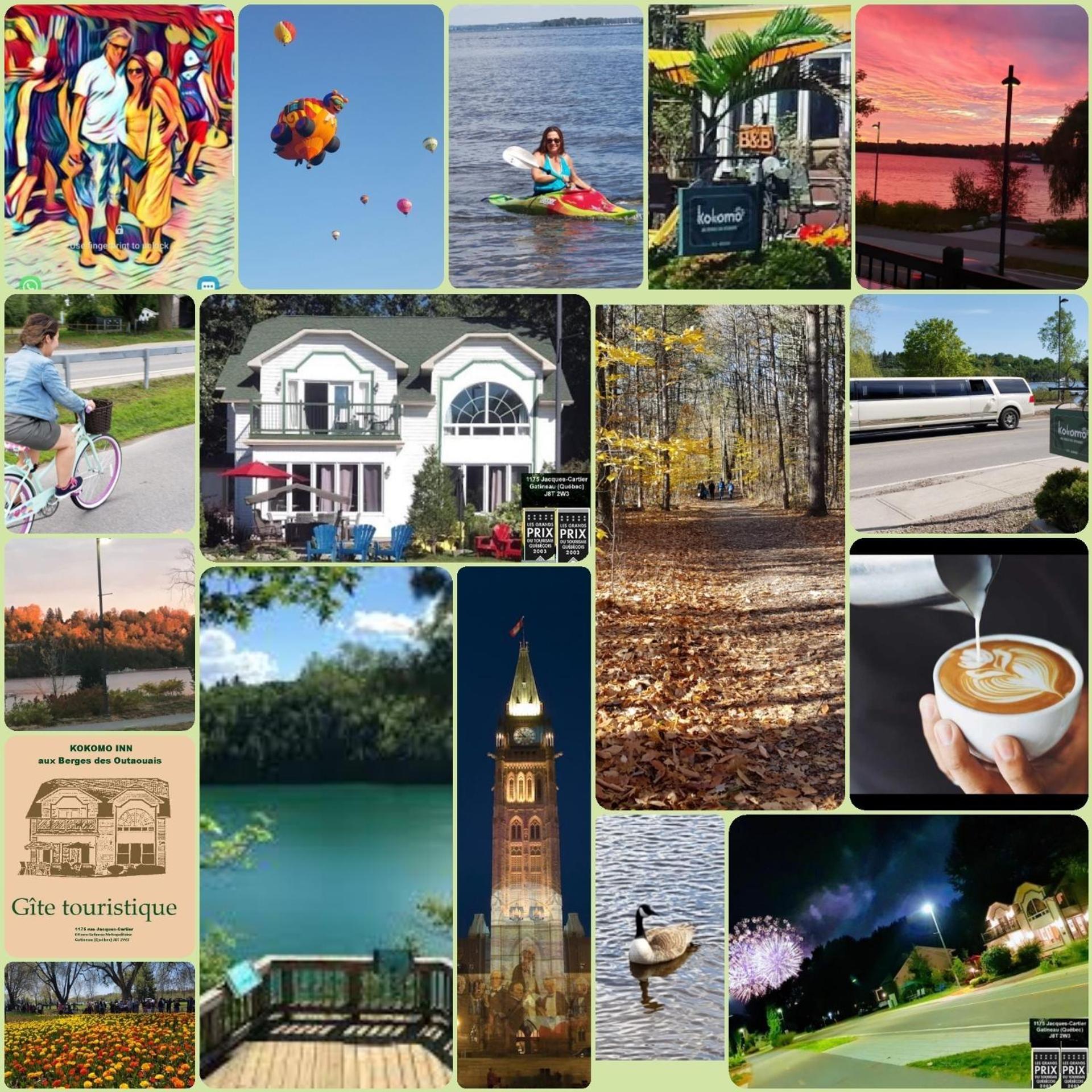 Kokomo Inn Bed And Breakfast Ottawa-Gatineau'S Only Tropical Riverfront B&B On The National Capital Cycling Pathway Route Verte #1 - For Adults Only - Chambre D'Hotes Tropical Aux Berges Des Outaouais Bnb #17542O Eksteriør bilde
